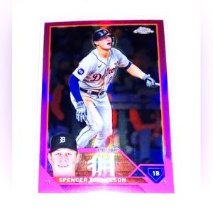 Spencer Torkelson Pink Parallel Topps Chrome 2023 #7